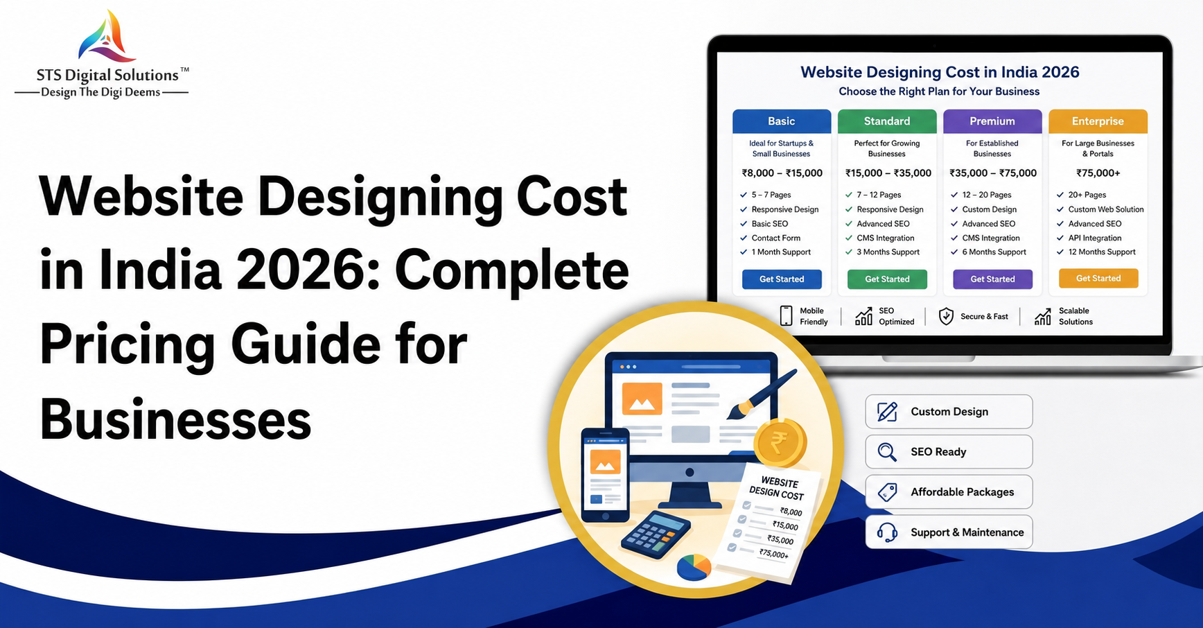 Website Designing Cost in India 2026: Complete Pricing Guide for Businesses Website Designing Cost in India 2026: Complete Pricing Guide for Businesses