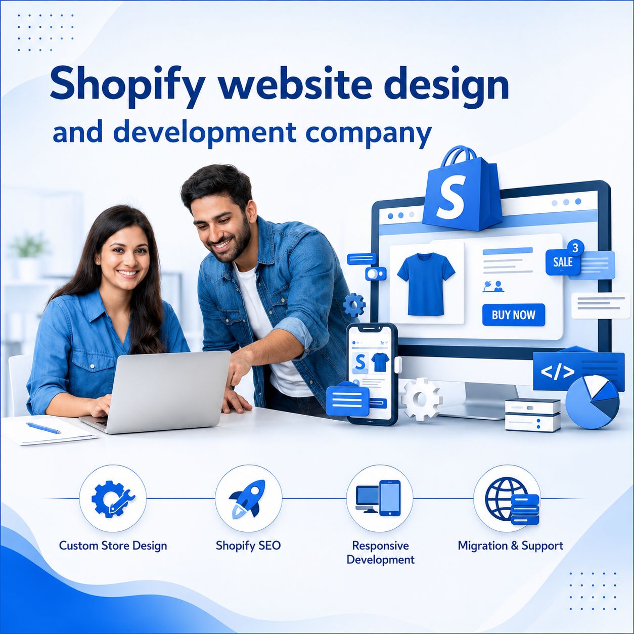 Launch & Grow Your Online Store with Shopify Website Designing Services in Faridabad