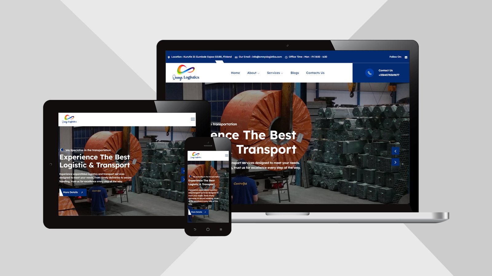 Website Design for Omnyx Logistics | Case Study