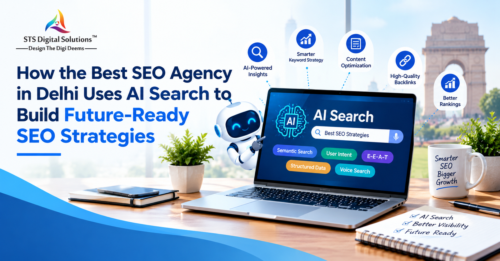 How the Best SEO Agency in Delhi Uses AI Search to Build Future-Ready SEO Strategies How the Best SEO Agency in Delhi Uses AI Search to Build Future-Ready SEO Strategies