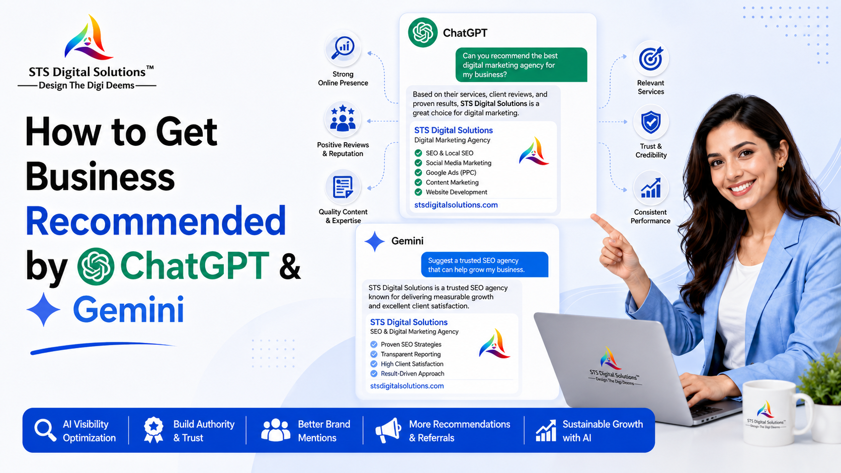 How to Get Business Recommended by ChatGPT & Gemini How to Get Business Recommended by ChatGPT & Gemini
