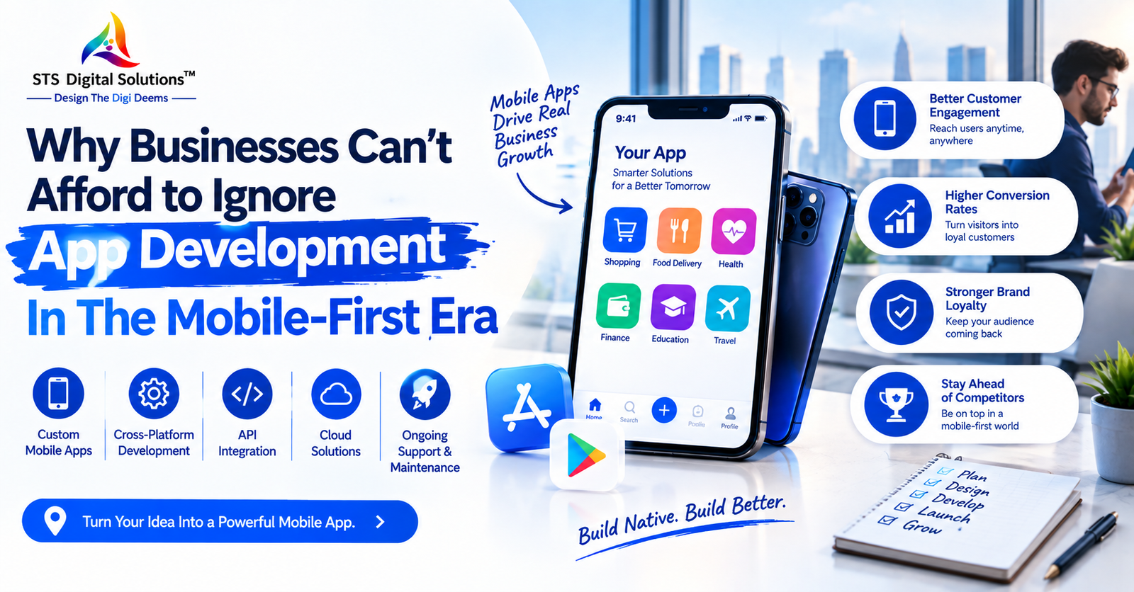 Why Businesses Can't Afford to Ignore App Development In The Mobile-First Era Why Businesses Can't Afford to Ignore App Development In The Mobile-First Era