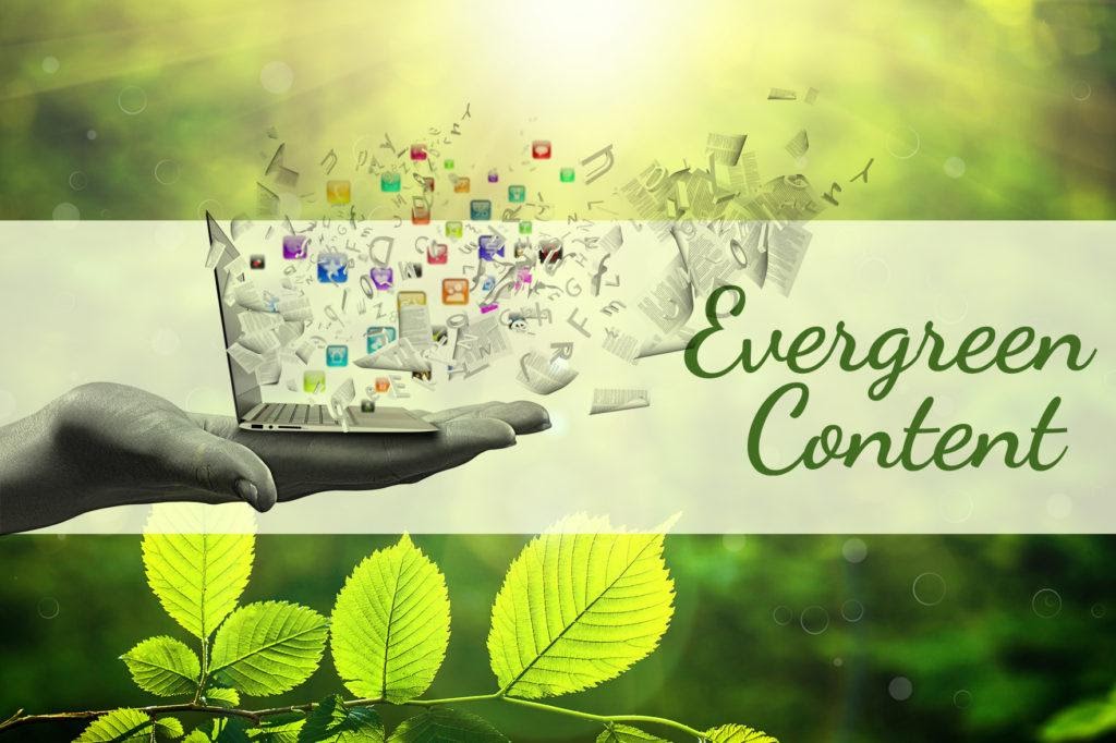 publish evergreen content for marketing