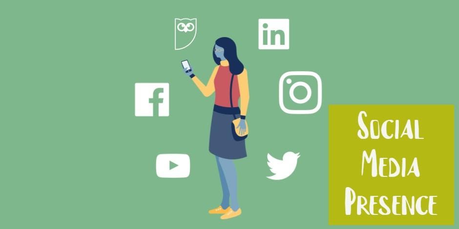 social media presence
